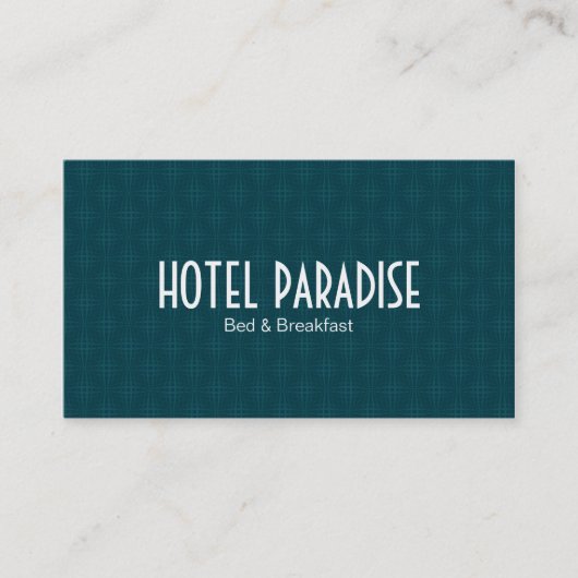 緑のパターン 名刺 (正面)