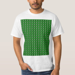 緑のパターン Tシャツ
