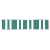 緑のパモダンタストライプのーン ショートテーブルランナー (横)