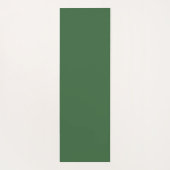 緑のパーソナライズされた春の花の名前の追加 ヨガマット (裏面)