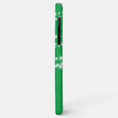 緑のパーソナライズされたiPhoneケースのクリスマスライト Case-Mate iPhoneケース (裏面/左)