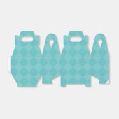 緑のパ市松模様にティーの特典ボックス フェイバーボックス (折り畳みなし)