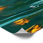 緑のヒョウ ポスター (角)