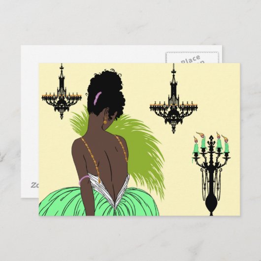 緑のビアンカ – はがき (正面/裏面)