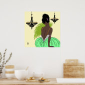 緑のビアンカ – プリント/ポスター ポスター (キッチン)