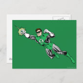 緑のビワハゴロモは2つを去りました ポストカード (正面/裏面)