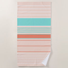 緑のビーチタオルのTouchで鋭いピーチ ビーチタオル