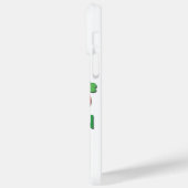 緑のビール生姜のムラサキのクローバーを口ひげ Case-Mate iPhoneケース (裏面 / 左)