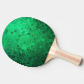 緑のピクセルアート | 卓球ラケット (横)