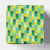 緑のピクセルパターン フェイバーボックス (上部)