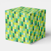緑のピクセルパターン フェイバーボックス (裏面サイド)