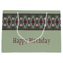 緑のピンクとグレー