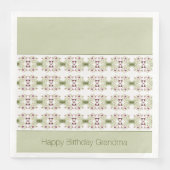 緑のピンクと白 (正面)