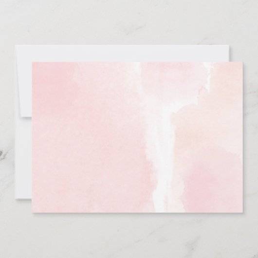 緑のピンクの金ゴールドエレガントの女の子2枚目の誕生日写真 招待状 (裏面)