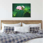 緑のピンクのTouch キャンバスプリント (インサイチュ (寝室))