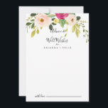 緑のピンク赤面結婚フローラの願い アドバイスカード<br><div class="desc">この緑のピンクの赤面結婚フローラの願い事アドバイスカードはにシンプル最適結婚である。デザインは美し色彩の鮮やかいピンクと赤面と緑の葉を持つ黄色い牡丹を備えている。これらのカードはs、結婚ブライダルシャワー、ベビーシャワー、卒業式パーティーなどに最適だ。新郎新婦の名前、両親または卒業生の名前でカードをパーソナライズ。</div>
