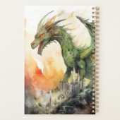 緑のファイアドラゴン 4 プランナー手帳 (裏面)