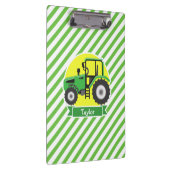緑のファームトラクタ(黄色、緑と白) クリップボード (右)