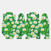 緑のフィールドの水色デイジー フェイバーボックス (見開き)