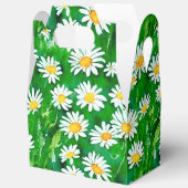 緑のフィールドの水色デイジー フェイバーボックス (見開き)