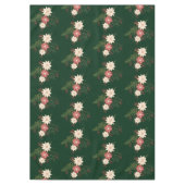 緑のフェスティバル植物性のクリスマス休暇 テーブルクロス (正面)