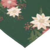 緑のフェスティバル植物性のクリスマス休暇 テーブルクロス (アングル)
