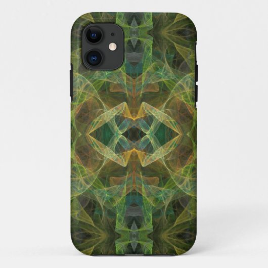 緑のフラクタルiPhone 5カスタムケース – メイトID Case-Mate iPhoneケース (裏面)