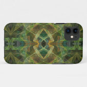 緑のフラクタルiPhone 5カスタムケース – メイトID Case-Mate iPhoneケース (裏面(横))