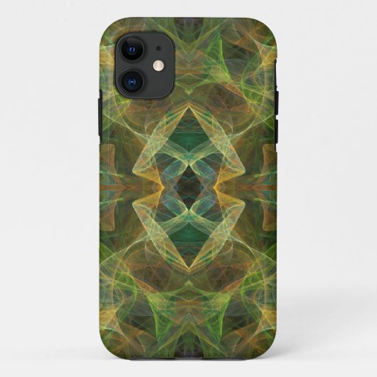 緑のフラクタルiPhone 5カスタムケース – メイトID Case-Mate iPhoneケース (裏面)
