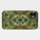 緑のフラクタルiPhone 5カスタムケース – メイトID Case-Mate iPhoneケース (裏面(横))