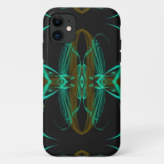 緑のフラクタルiPhone 5カスタムケース – メイトID Case-Mate iPhoneケース (裏面)