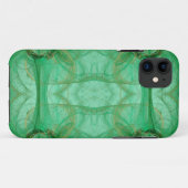 緑のフラクタルiPhone 5大文字と小文字を区別する Case-Mate iPhoneケース (裏面(横))