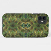 緑のフラクタルiPhone 5大文字と小文字を区別する Case-Mate iPhoneケース (裏面(横))