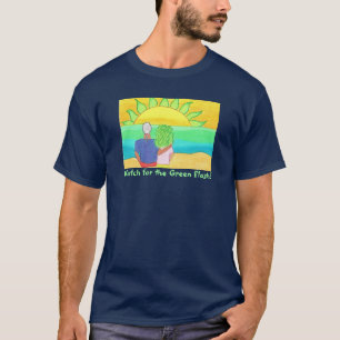 緑のフラッシュの監視 Tシャツ