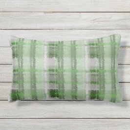 緑のフランネルのワイシャツの格子縞の屋外の腰神経の枕 アウトドアクッション