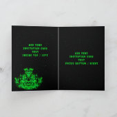 緑のフレイムモンスター in ザ・スターライト・スカイ 招待状 (内部)