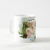 緑のフレーム(写真あり) コーヒーマグカップ (正面左)