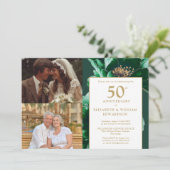 緑のフローラと今50周年記念写真2 招待状 (スタンド正面)