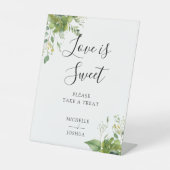 緑のフローラの愛は甘い好意 台座サイン (正面)
