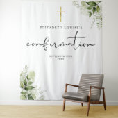 緑のフローラの確認写真の背景 タペストリー (インサイチュ)