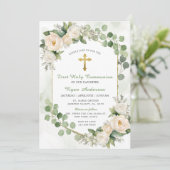 緑のフローラを最初の聖餐式に 招待状 (スタンド正面)