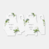 緑のフローラエレガモダンントウェディング フェイバーボックス (折り畳みなし)