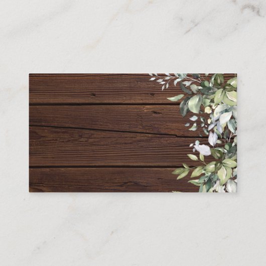 緑のフローラキャンディスシャワーゲームカードの数 プレイスカード (裏面)