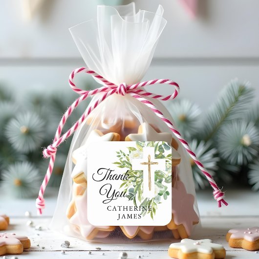 緑のフローラクロスカプテエレガントィズム スクエアシール