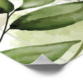 緑のフローラジェンダーが投票サインを明らかにする ポスター (角)