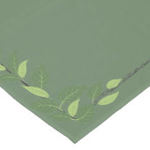 緑のフローラテーブルランナー ミディアムテーブルランナー (コーナー)