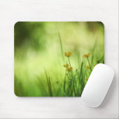 緑のフローラバターカップ自然写真 マウスパッド (マウス)