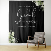 緑のフローラブライダルシャワー写真の背景 タペストリー (インサイチュ)