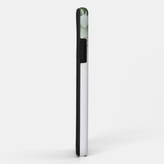 緑のフローラレターLケースメイトiPhoneケース Case-Mate iPhoneケース (裏面/右)