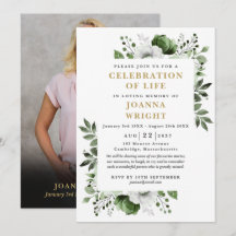 緑のフローラ写真お祝いのライフ葬儀